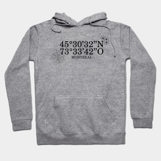 Montreal contact information Hoodie by LaPetiteBelette